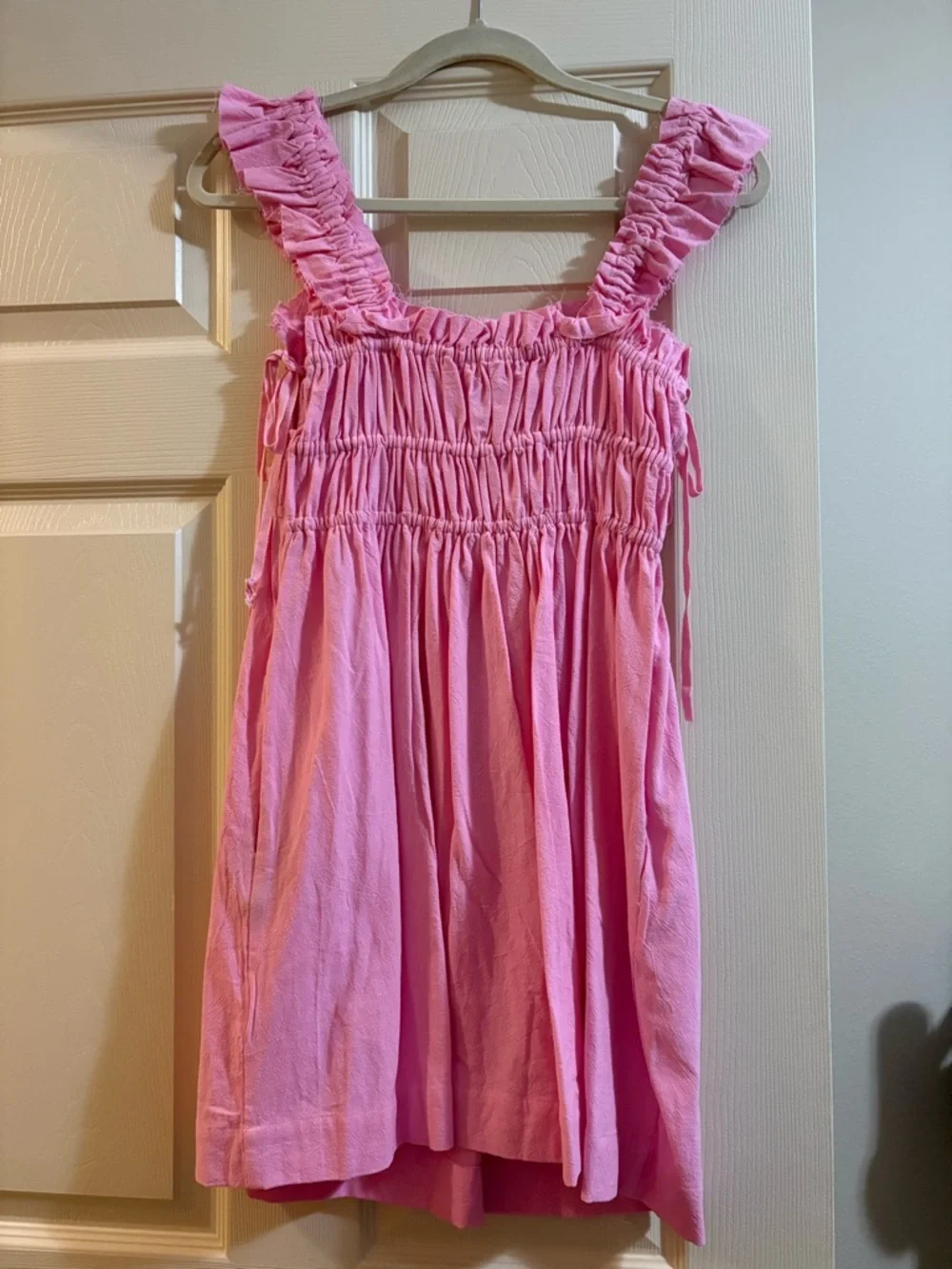Pink Ruffled Strap Sundress - NWT - Picture 5 of 6